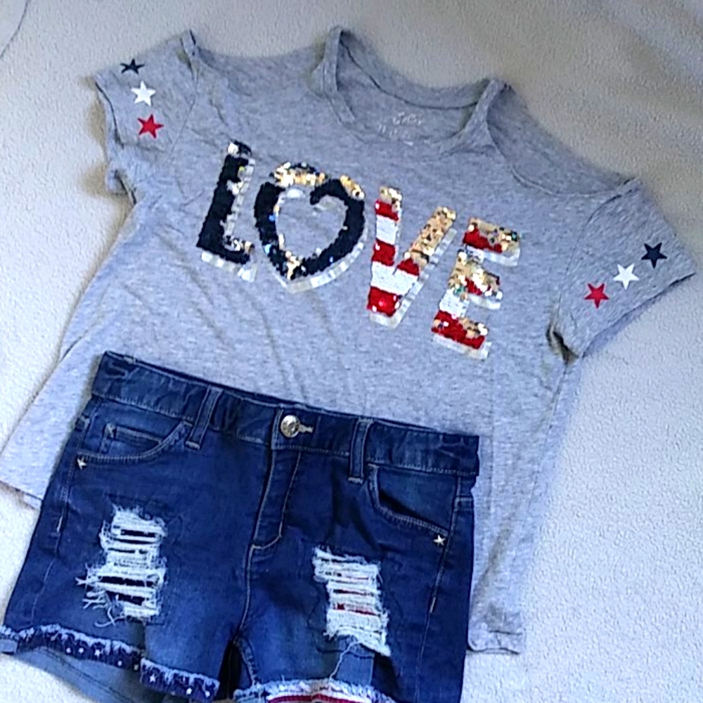 4th of July sequin set
